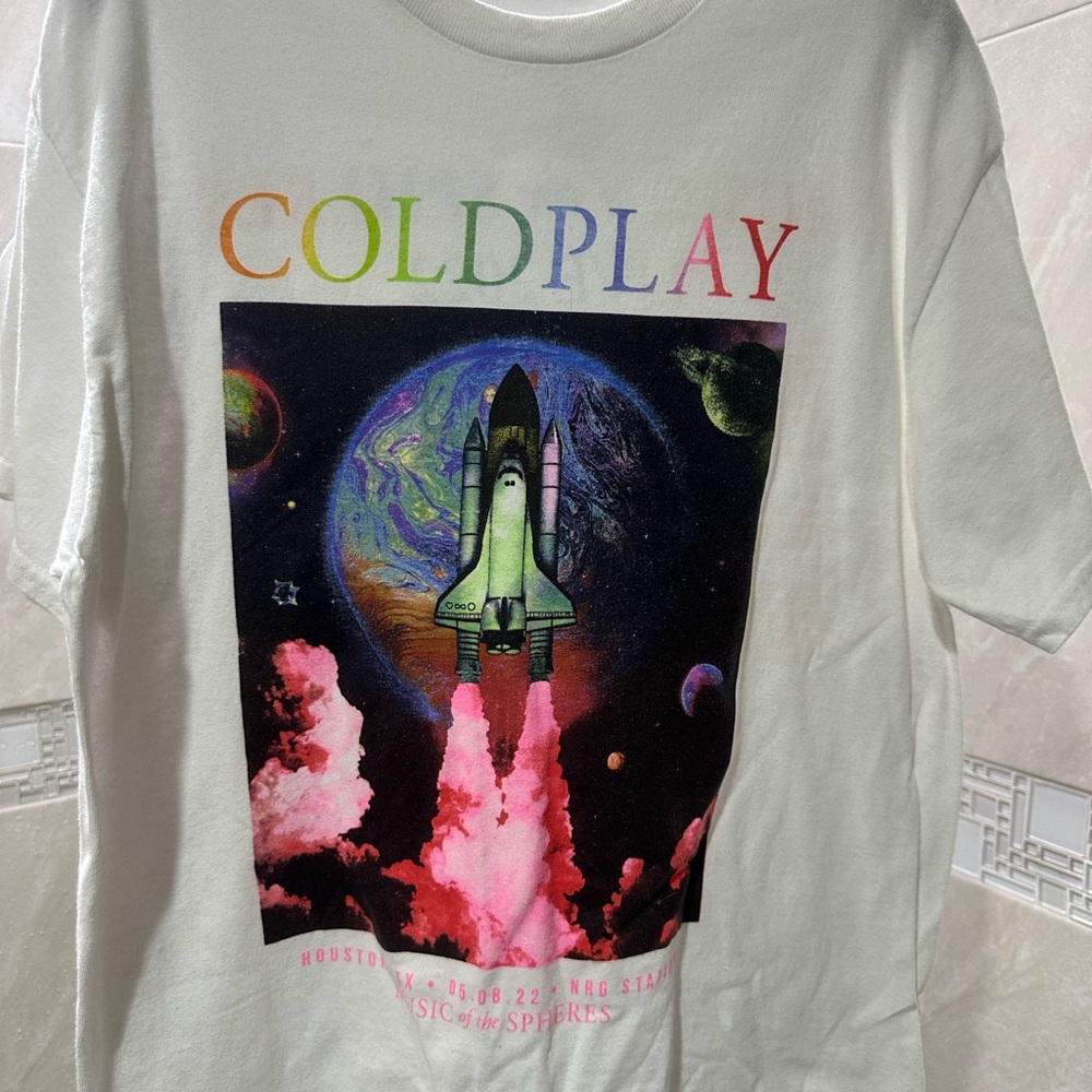 Coldplay Tour Houston Tee
